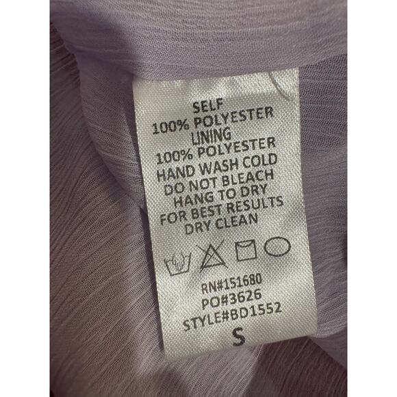 Storia Multicolored Rainbow Ruffle Tiered Midi Dress Small - Picture 8 of 8